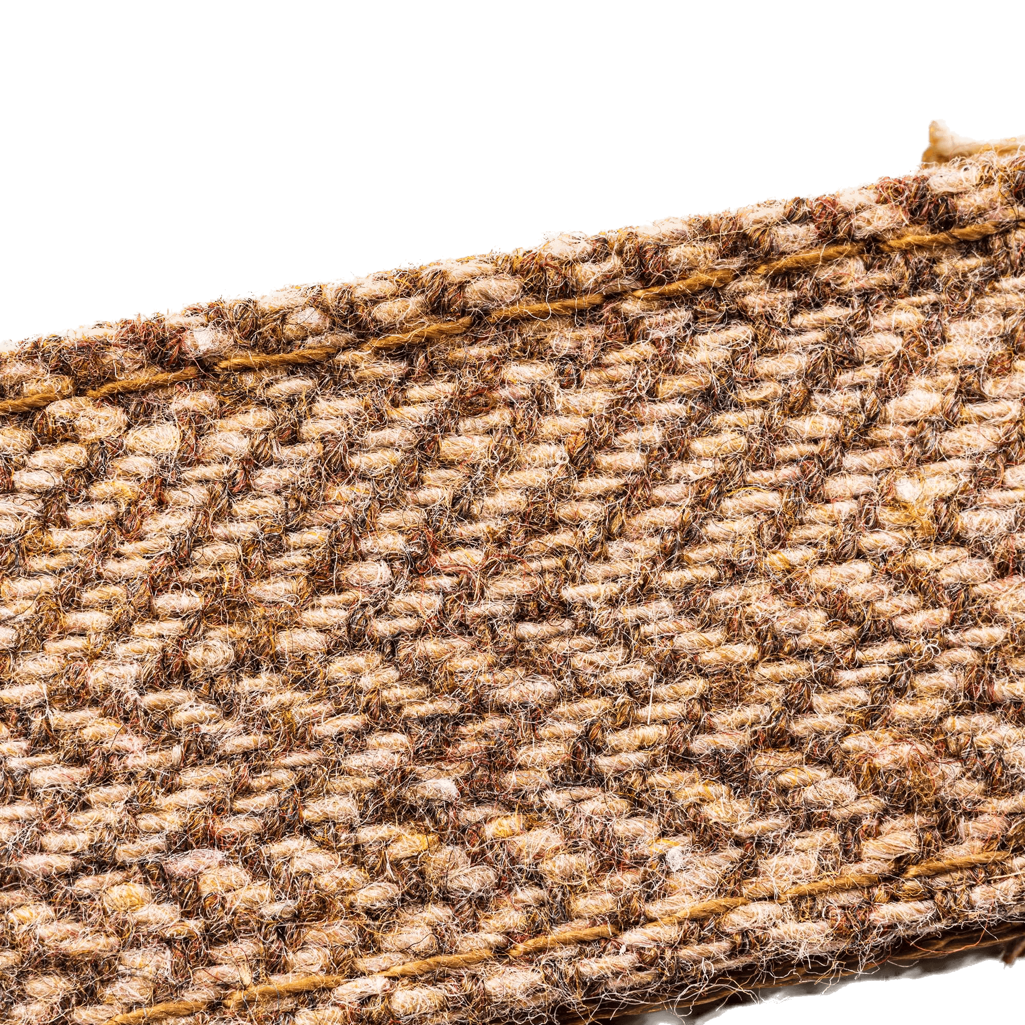 Hugo & Hudson Tweed Metal Buckle Dog Collar Caramel Checked Extra Small