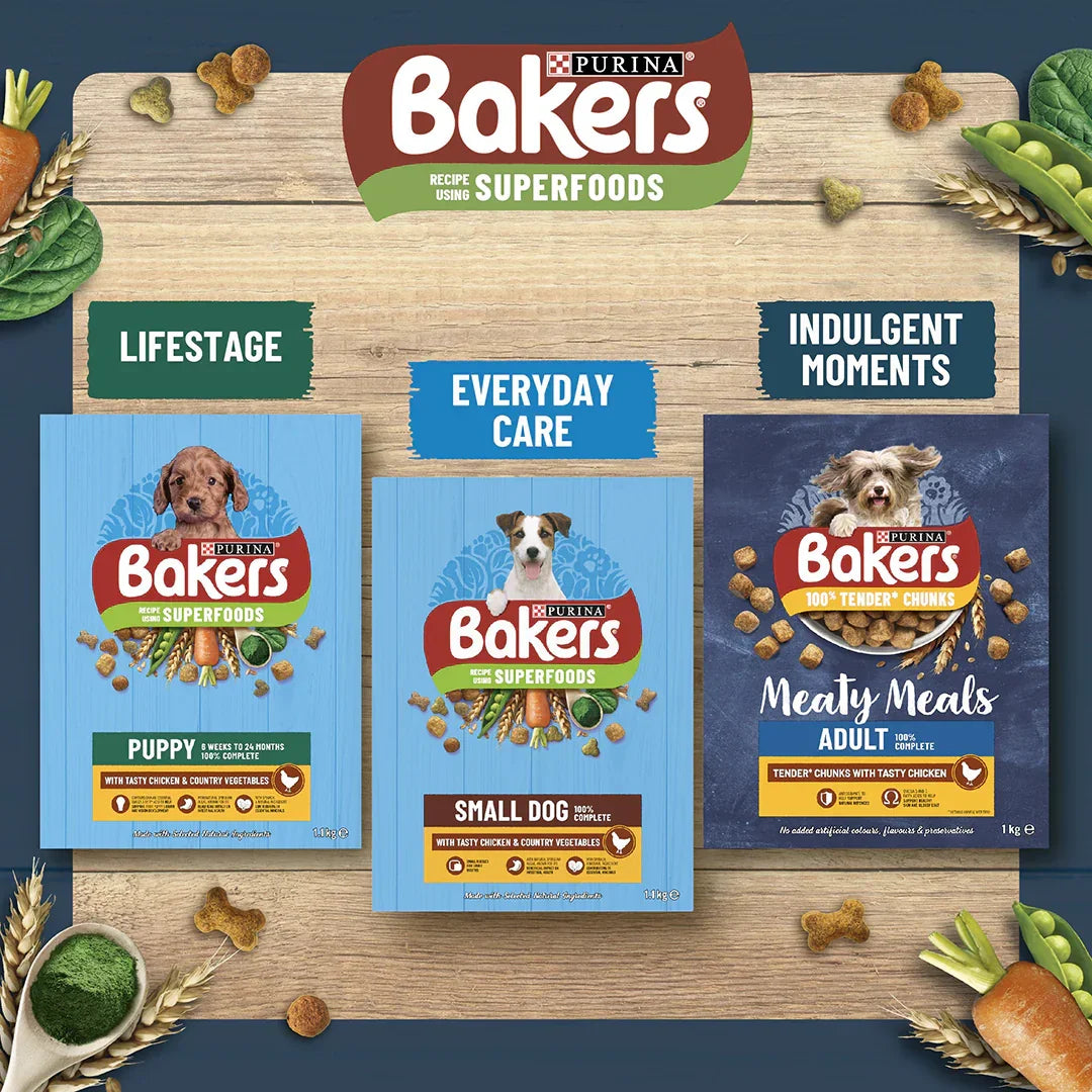 Bakers Adult Beef with Vegetables Dry Dog Food 14kg