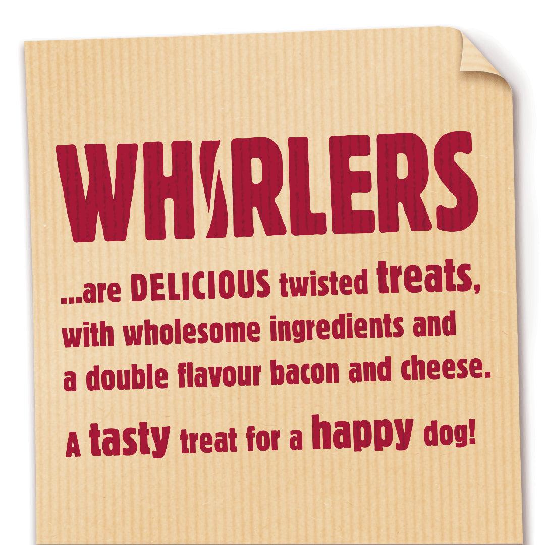 Bakers Whirlers Bacon and Cheese Dog Treats