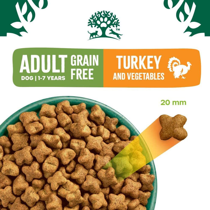 James Wellbeloved Grain Free Turkey & Vegetable Adult Dry Dog Food - 1.5kg