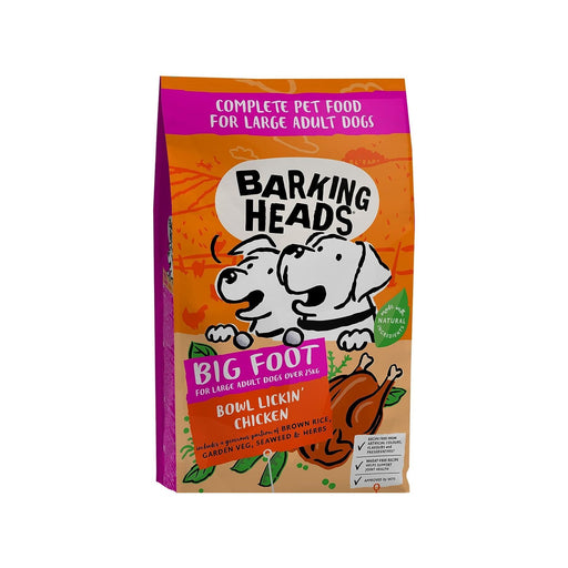 Barking Heads Big Foot Bowl Lickin' Chicken Adult Large Dry Dog Food 12kg