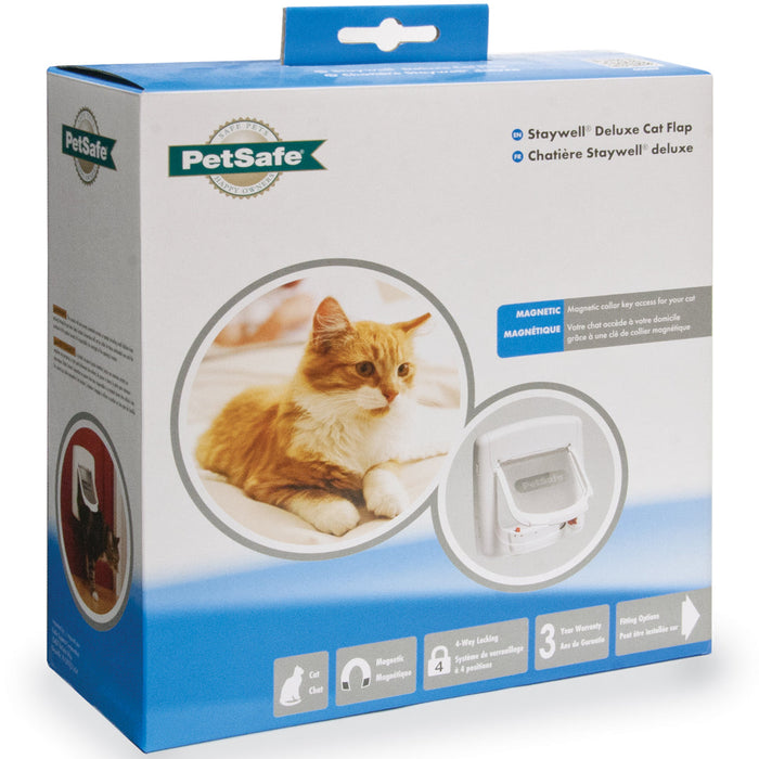 Petsafe Staywell Magnetic 4 Way Locking Deluxe Cat Flap