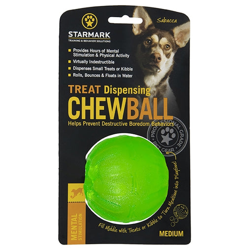 Rosewood Treat Dispensing Chew Ball Dog Toy Medium