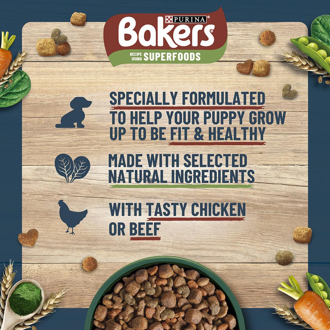Bakers Puppy Chicken with Vegetables Dry Dog Food