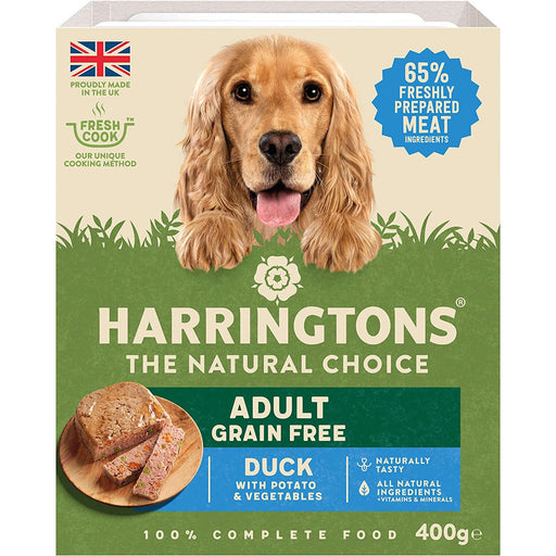 Harringtons Duck with Potato & Vegetables Grain Free Wet Dog Food 8 x 400g