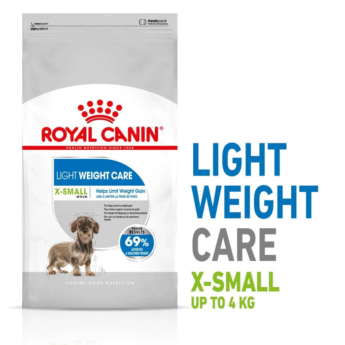 Royal Canin Adult X-Small Light Weight Care Dry Dog Food 1.5kg