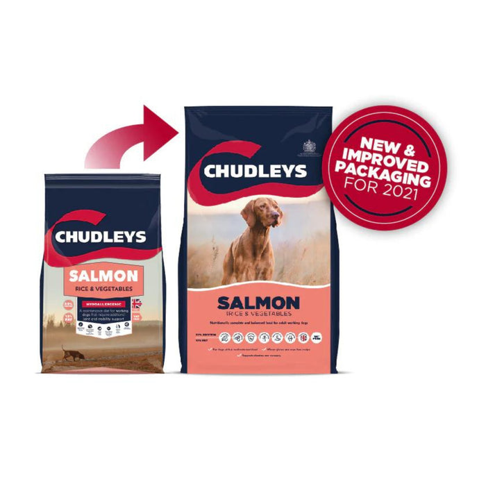 Chudleys Salmon with Rice & Vegetables Dry Dog Food 14kg