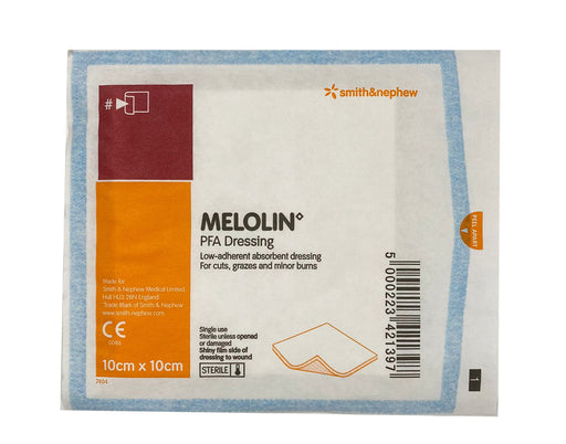 Melolin Cushioned Dressing Pads 10cm x 10cm 1 Pad