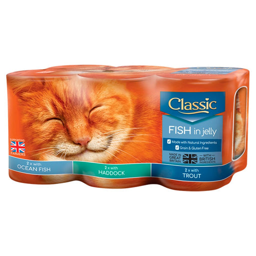 Classic Fish in Jelly Wet Cat Food 6 x 400g