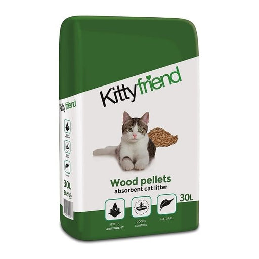Kittyfriend Wood Cat Litter 30L