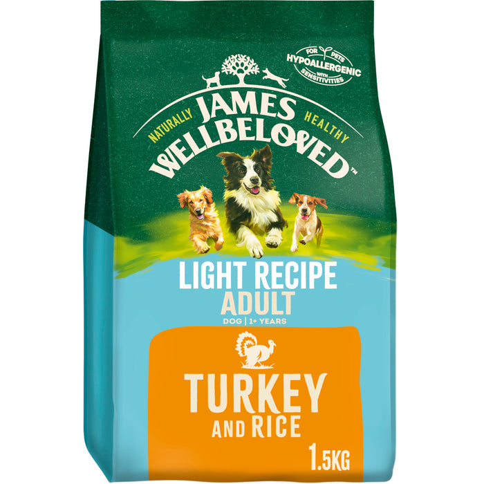James Wellbeloved Light Adult Turkey & Rice Dry Dog Food