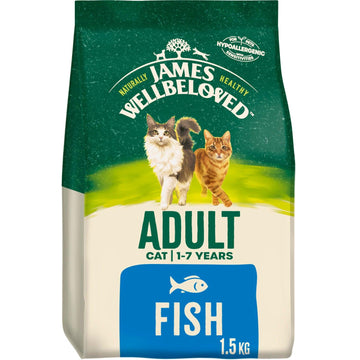 James Wellbeloved Adult Fish & Rice Dry Cat Food