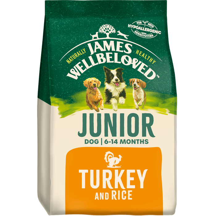 James Wellbeloved Junior Turkey & Rice Dry Dog Food