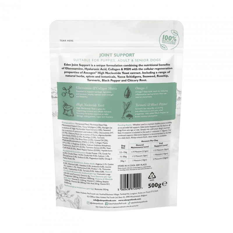 Eden Joint Support Supplement For All Life Stages Dogs