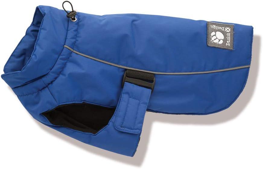 Danish Design Blue Sports Luxe Dog Coat