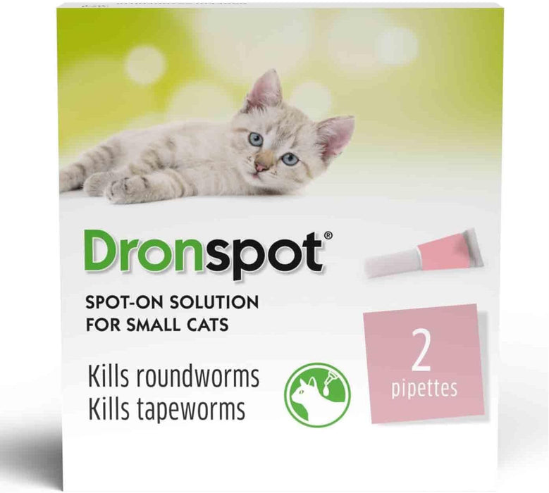 Dronspot Spot On Wormer Small Cat <2.5KG 2 Pack