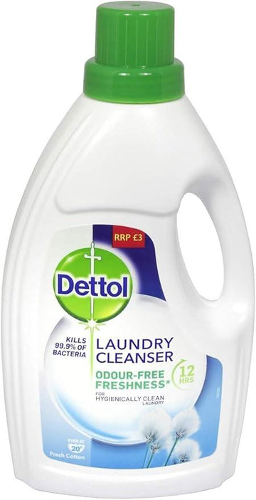 Dettol Antibacterial Laundry Liquid Cleanser Detergent 3L