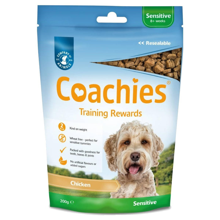 Coachies Adult Chicken Sensitive Training Rewards Dog Treats