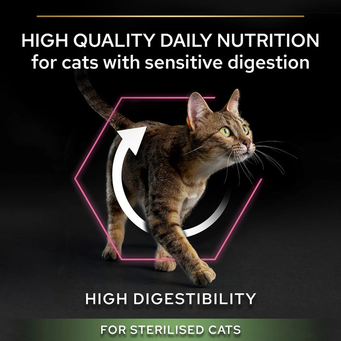 Pro Plan Sterilised Delicate Digestion Chicken Dry Cat Food 3kg