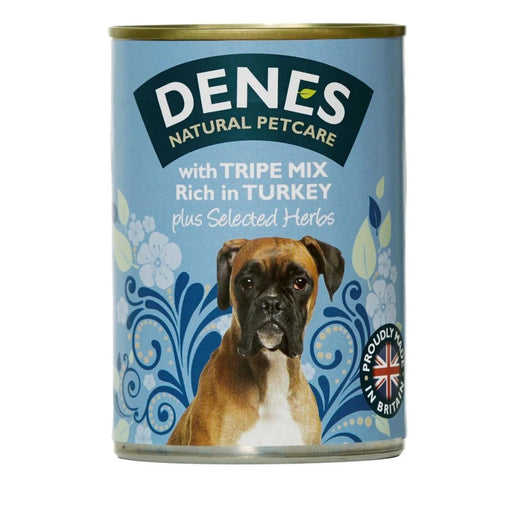 Denes Adult with Tripe Mix Rich In Turkey Plus Selected Herbs Wet Dog Food 400g