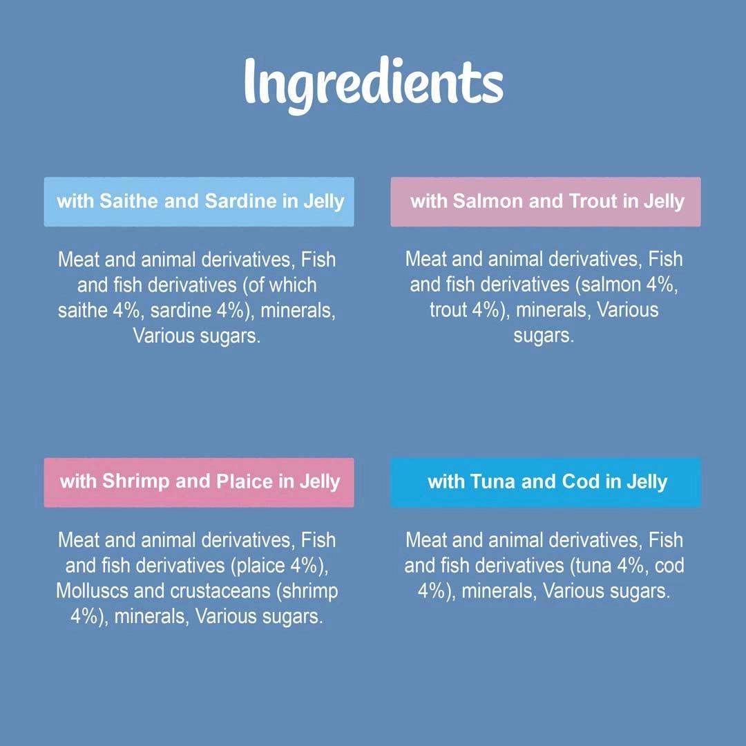 Felix Adult Original Fish Selection in Jelly Wet Cat Food