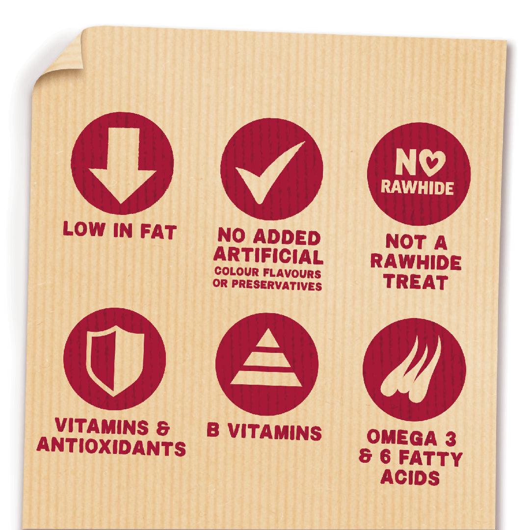 Bakers Whirlers Bacon and Cheese Dog Treats