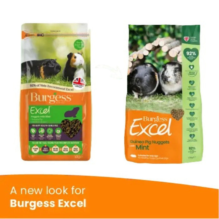 Burgess Excel Guinea Pig Nuggets with Mint Food