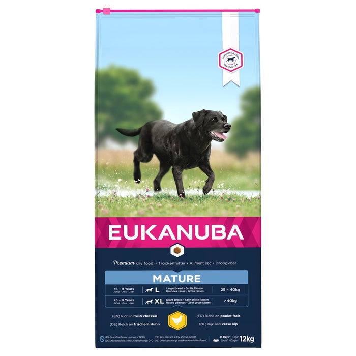 Eukanuba Chicken Thriving Mature Large Breed Dry Dog Food 12kg