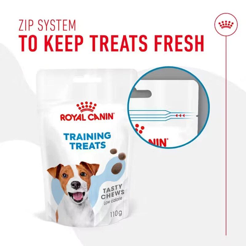 Royal Canin Training Treats Low Calorie Tasty Chews Vitamins C & E 110g