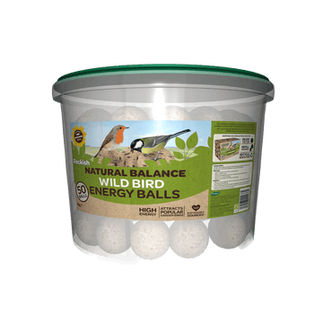 Peckish Natural Balance Energy Balls Bird Food Tub 50 pack