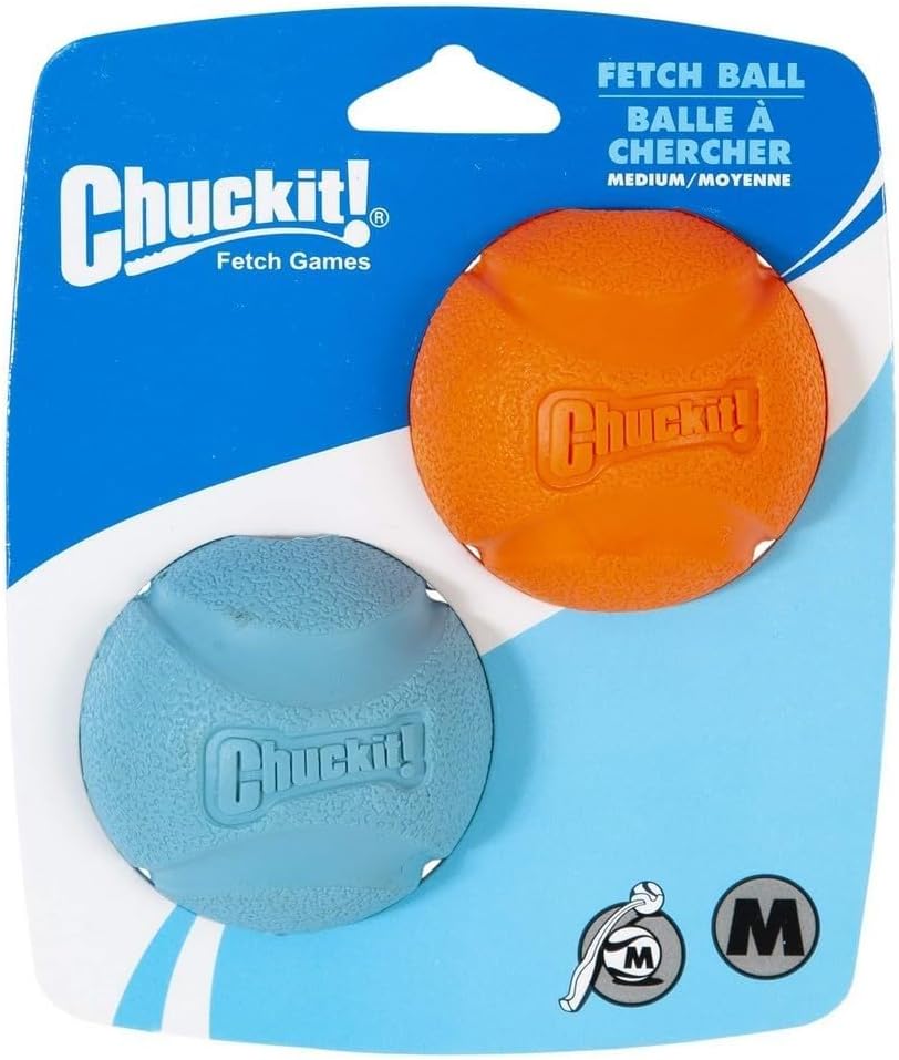 Chuckit! Fetch Ball Medium 6.4cm 2 pack