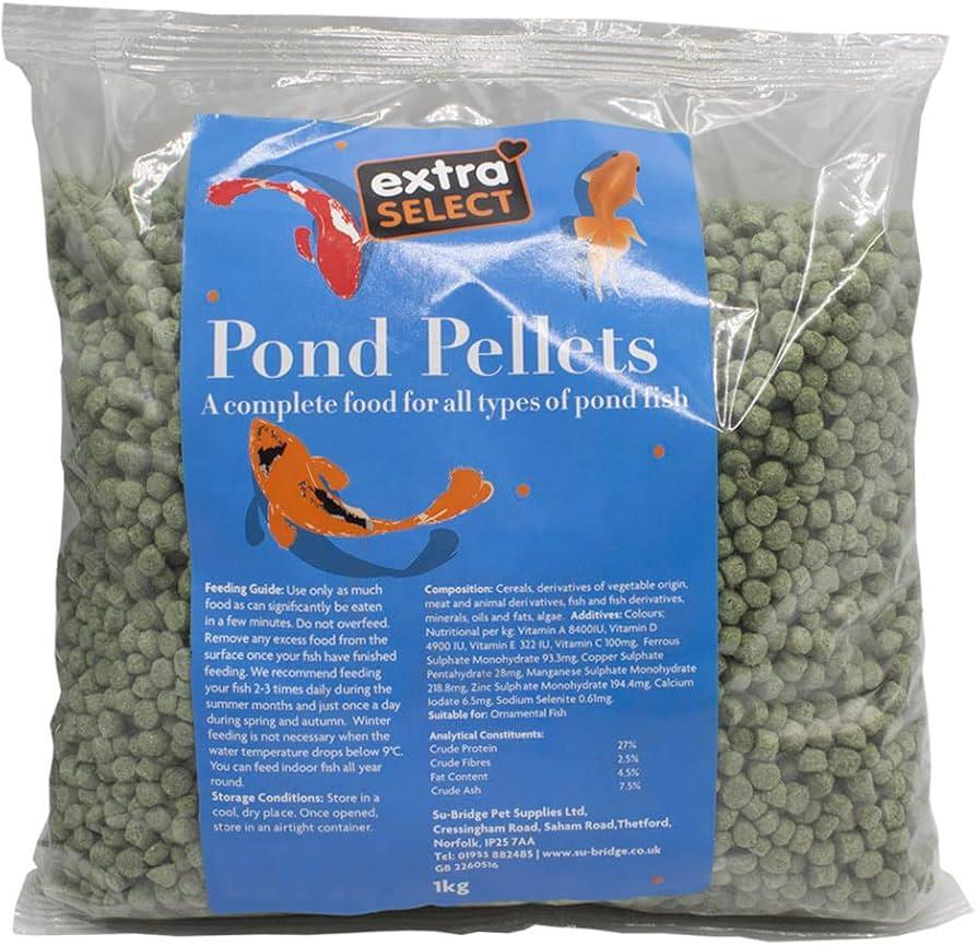 Extra Select Pond Pellets Fish Food 1kg