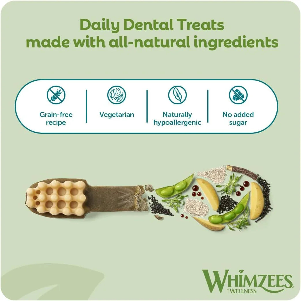WHIMZEES By Wellness Variety Box Dental, Mixed Shapes, Size L, 14 Pieces