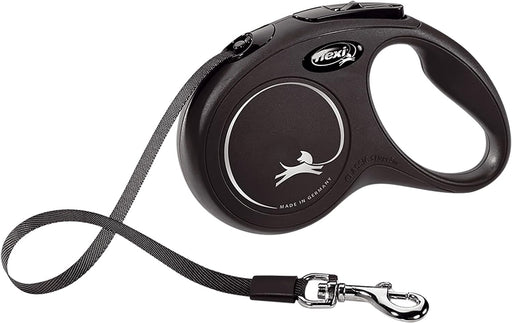 Flexi New Classic S Tape Dog Lead Black 5m