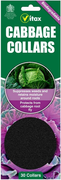 Vitax Cabbage Collars Protects From Cabbage Root Fly 30 Collars