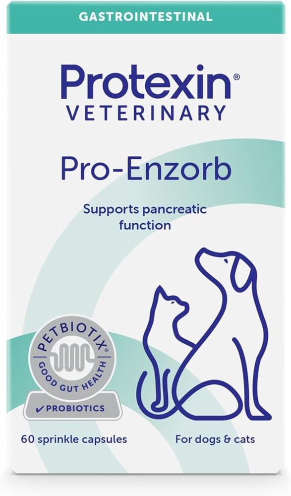 Protexin Veterinary Pro-Enzorb for Dogs & Cats 60 Sprinkle Capsules