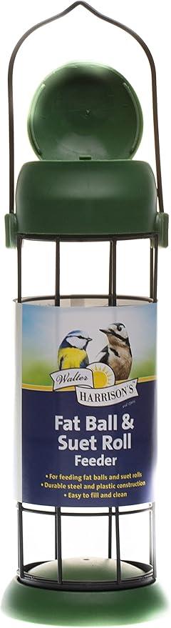 Harrisons Flip Top Fat/Suet Ball and Roll Feeder 22cm