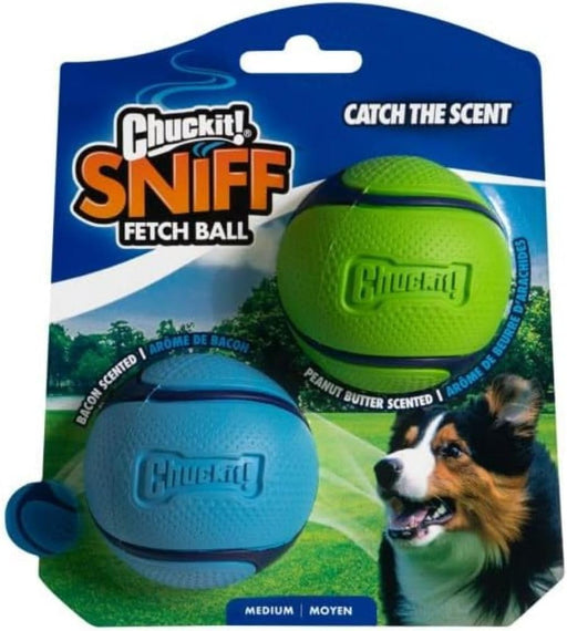 Chuckit! Sniff Fetch Ball Medium 2 Pack