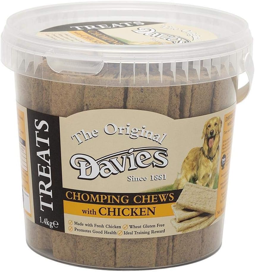 Davies Chomping Chew Chicken Dog Treats 1.4kg