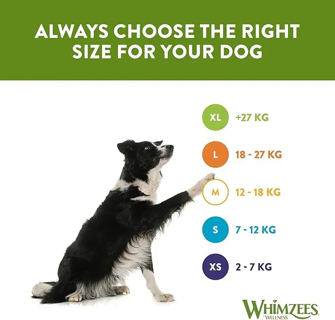 Whimzees Alligator Dental Treat for Medium Dogs 12 pieces