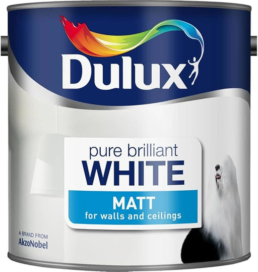 Dulux Matt Pure Brilliant White 7L