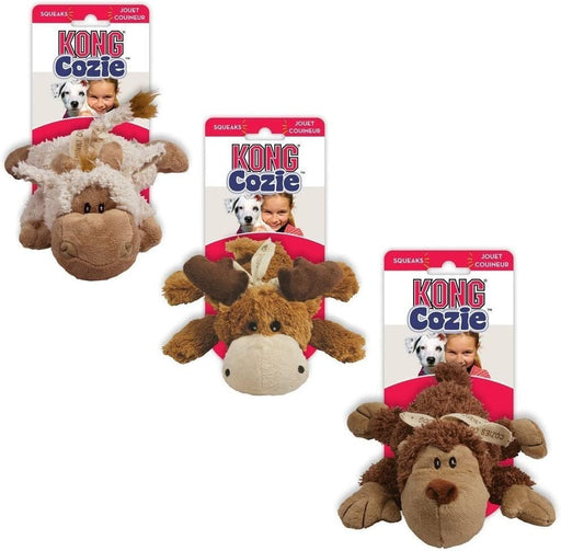 KONG Cozie Naturals Assorted Characters Dog Toy Small