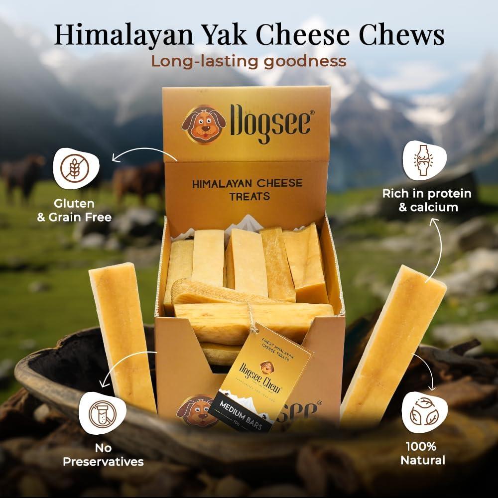 DogSee Chew Medium Bars Long-lasting Dental Dog Chews 50g