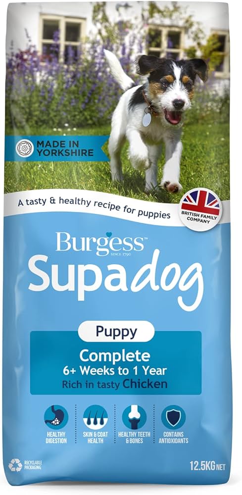 Burgess Supadog Puppy Complete Rich in Chicken Dry Dog Food
