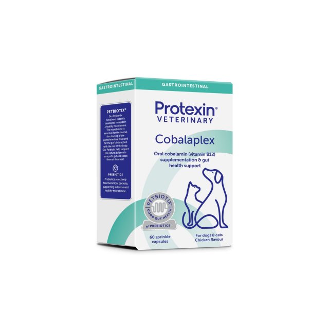 Protexin Cobalaplex For Dogs & Cats Cobalamin Supplement 60 Sprinkle Capsules