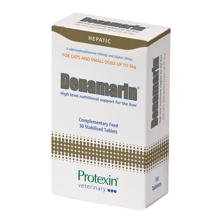 Protexin Denamarin Supplement For Small Dogs >5kg & Cats 30 Tablets