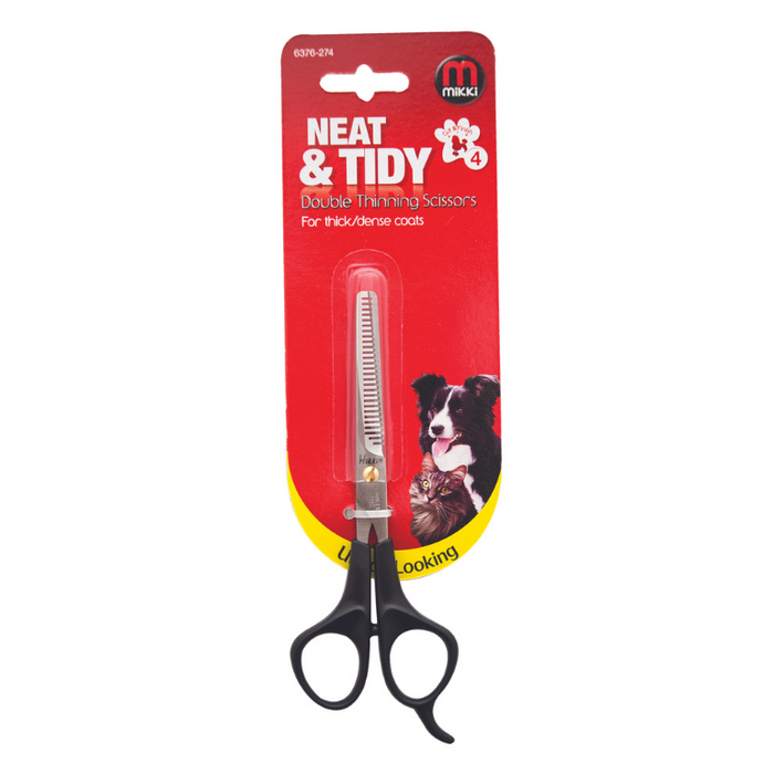 Mikki Classic Thinning Scissors for Pets Double