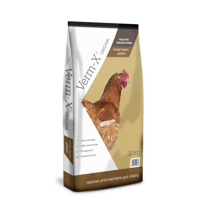 Copdock Mill Range Layers Pellets + VERM-X Carry Home Poultry Food