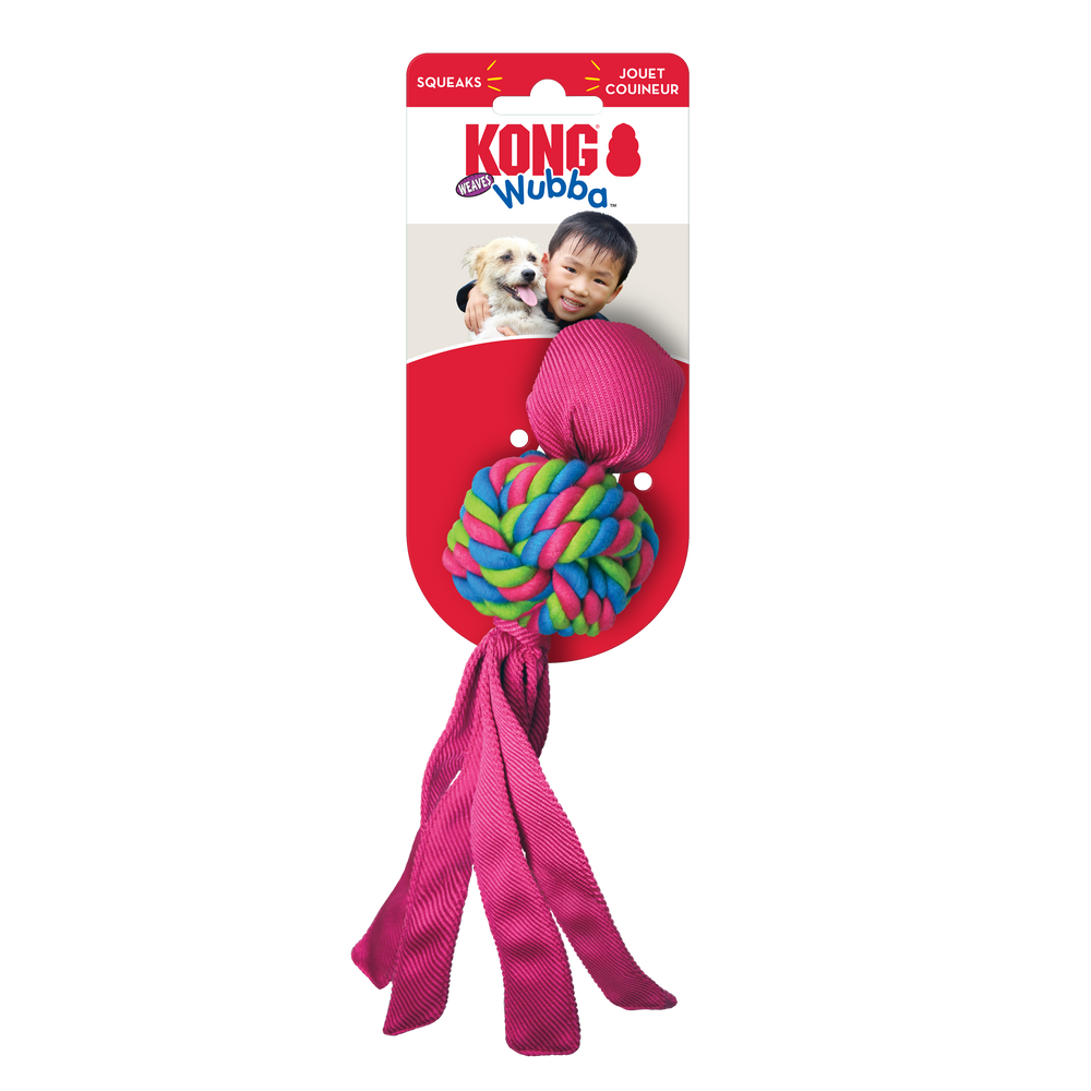 KONG Wubba Weaves Dog Toy