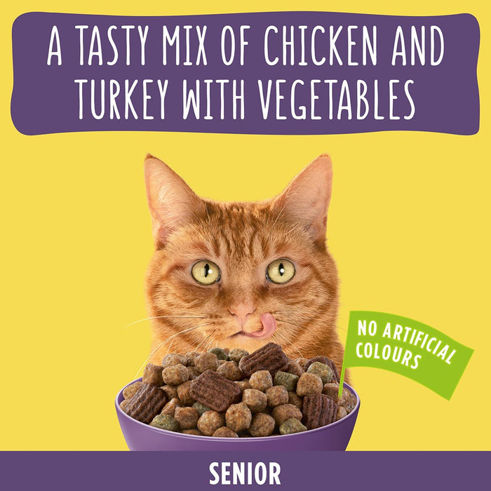 Go Cat Crunchy and Tender Senior Chicken Dry Cat Food 800g